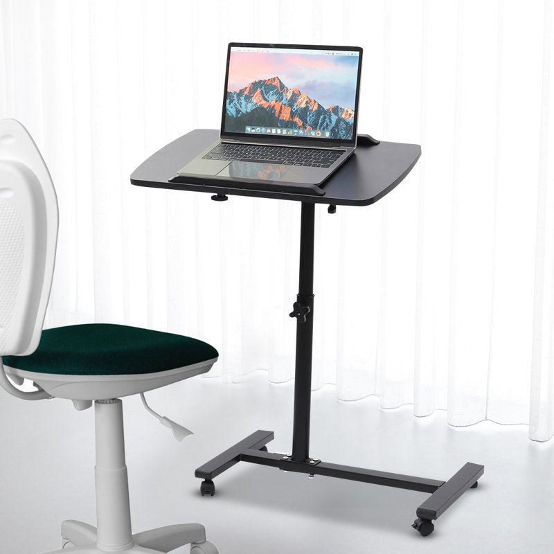 Inbox Zero Mobile Rolling Notebook Laptop Tray Wayfair